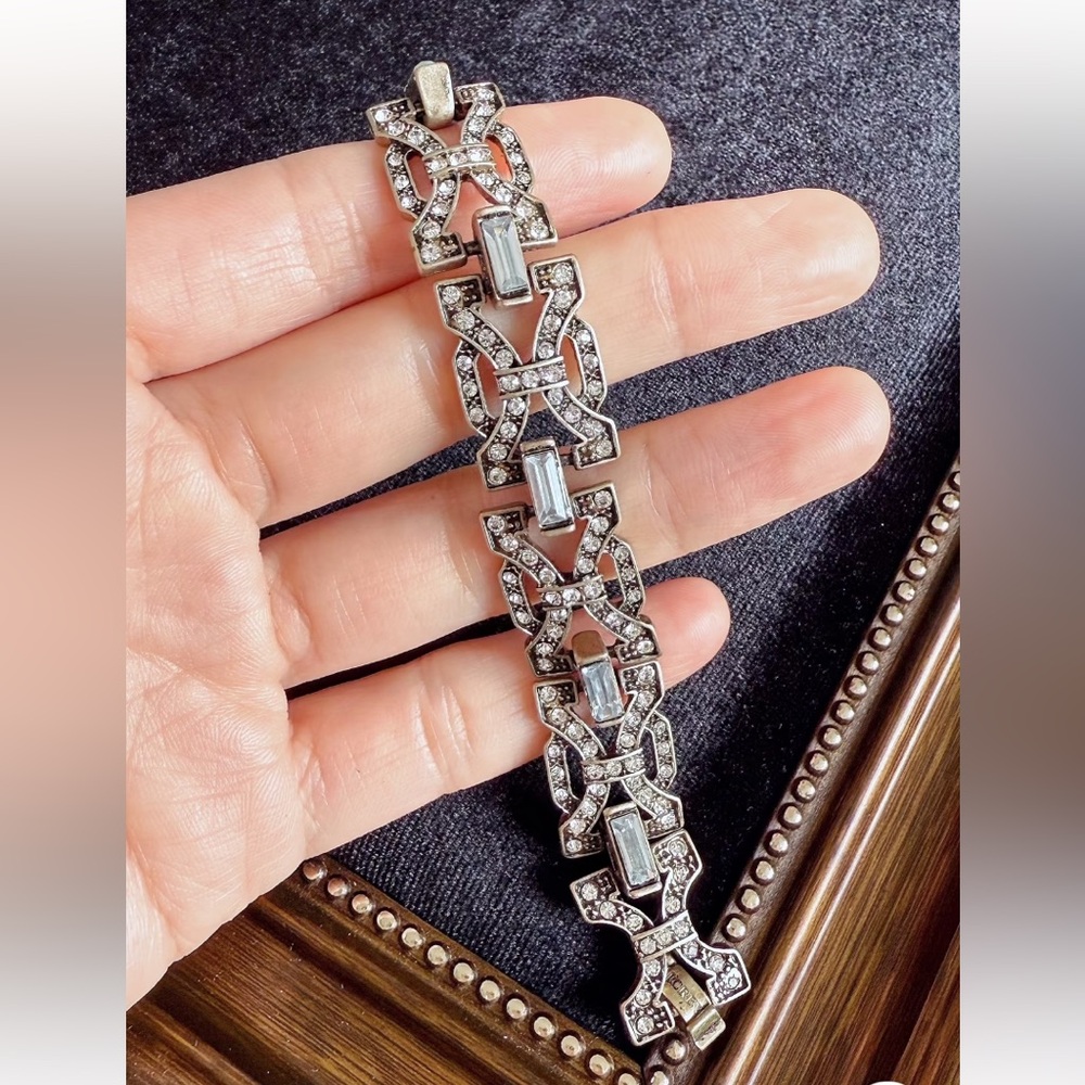 J. Crew Silver and White Woven Bracelet - like to get cco price today🥳-last one